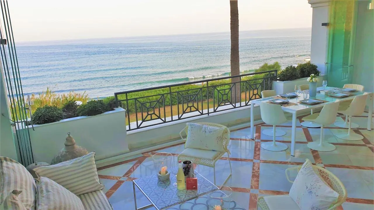 Luxury Apartment Frontal Beach In Doncella Beach Estepona Spain
