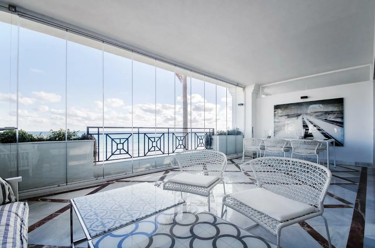 Luxury Apartment Frontal Beach In Doncella Beach Estepona Spain